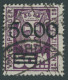 PORTOMARKEN P 26II O, 1923, 5000 Auf 50 M. Dunkelpurpur, Aufdruck Glänzend, Zeitgerechte Entwertung (TIE)GENHOF, Pracht, - Postage Due