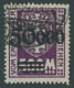 PORTOMARKEN P 28I O, 1923, 50000 Auf 500 M Dunkelpurpur, Aufdruck Rußig, Zeitgerechte Entwertung DANZIG, Pracht, Fotoatt - Postage Due