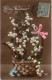 CPA.   MUGUET PORTE BONHEUR.   Cachet Poste 1923 - Fleurs