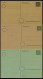 MECKLENBURG-VORPOMMERN P 5-7 BRIEF, Ganzsachen: 1945, 6 Pf., 6 Ungebrauchte Karten: P 5a,b, P 6 (3 Verschiedene Kartons) - Sonstige & Ohne Zuordnung