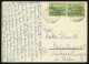 PROVINZ SACHSEN 85wb Paar BRIEF, 1945, 6 Pf. Lebhaftgrün Im Waagerechten Paar Auf Postkarte Aus AUDENHAIN, Feinst (etwas - Autres & Non Classés