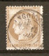 1873 - Cérès Gros Chiffres 15c.bistre - Càd - YT 55 - 1871-1875 Ceres