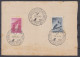 ⁕ Yugoslavia - Slovenia 1949 ⁕ PLANICA Ski Jumping Mi.570-571 International Ski Week ⁕ Commemorative Postmark On Paper - Gebruikt