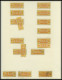 DIENSTMARKEN B D 16-31 , O, überwiegend Postfrische Sammlung Wertstreifen-Nachdrucke, Mit 88 Werten, Fast Nur Prachterha - Autres & Non Classés