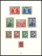 SAMMLUNGEN O,Brief , 1949-65, Komplette Gestempelte Sammlung In 2 Lindner Falzlosalben, Zusätzlich Einige Interessante B - Autres & Non Classés