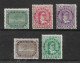 COOK ISLANDS 1913 - 1919 VALUES TO 10d SG 39a, 41, 43, 44, 45 MOUNTED MINT Cat £96 - Cook