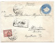 (C04) REGISTRED 1P. STATIONERY COVER UPRATED BY 2P. STAMP - CAIRE/R => GERMANY 1903 - 1866-1914 Ägypten Khediva