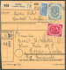 BUNDESREPUBLIK 134 BRIEF, 1954, 50 Pf. Posthorn Im Achterblock Rückseitig Auf Paketkarte Mit Zusatzfrankatur Aus INKOFEN - Sonstige & Ohne Zuordnung