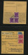 Delcampe - SAMMLUNGEN 1953/4, Interessante Sammlung Von 40 Paketkarten Mit Verschiedenen Posthorn-Frankaturen, Dabei Auch Einzelfra - Andere & Zonder Classificatie
