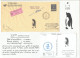 29e Expé Terre Adélie - L R Avec Griffe Et Signature Du Gérant Postal - CP Pack En Recommandée Cachets EPF Et Manchot - Cartas & Documentos