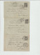 Courrier Adressé à M. René HANIN à JOINVILLE (52) Sur CPA Type Sage 10c. (3) Cartes - 1898-1900 Sage (Type III)