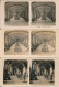 12 STEREOSCOPISCHE KAARTEN   FOTO  PHOTO -  PARIS         VOIR SCANS - Stereoscope Cards