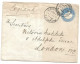 (C04) 1P. STATIONERY COVER - ALEXANDRIE / D => UK 1893 - 1866-1914 Khedivate Of Egypt