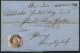 ÖSTERREICH 32/3 BRIEF, 1865, 5 Kr. Rosa Und Rückseitiges Reco-Porto 10 Kr. Blau Auf Brief Mit K2 BRANDEIG, L1 RECOMMANDI - Usados