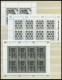 LOTS , 1988-98, Postfrische Partie Schwarzdrucke Bzw. 1 Buntdruck, Mit 13 Blocks Und 13 Einzelwerten, Dabei Mi.Nr. 2032, - Collezioni