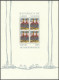 KAP VERDE Bl. 7-9SP , 1985, Hundertwasser, Alle Drei Blocks Mit Aufdruck SPECIMEN, Seltene Mustergarnitur, Die Nur In We - Isola Di Capo Verde