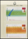 Delcampe - SPORT ,Brief , Olympische Spiele 1988 In 4 Borek Spezialalben Mit Goldmünze China Mint, Peking, Schwerttanz, PP, Kleinbo - Other & Unclassified