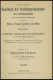 PHIL. LITERATUR Krötzsch-Handbuch Der Postfreimarkenkunde - Abschnitte X, Beide Mecklenburg, Mit Lichttafeln Schwerin I- - Philatelie Und Postgeschichte