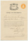 Gezegeld Papier 15 C. Amst. 1914 - Inschrijving Burger Wees Huis Amsterdam  - Fiscaux