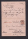 1911 - 25 Pf. DR-Doppel-Ganzsache Nach Tocopilla - ANTWORT Mit 1 C. Zufrankiert Und Zurück Gebraucht - Chile