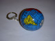 PORTE CLEFS 26 MAPPEMONDE SPHERE DIAMETRE Environ 4cm PLASTIQUE                  - Portachiavi