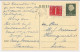 Briefkaart G. 313 / Bijfrankering Haarlem - Leiden 1957 - Interi Postali