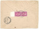 (C04) COVER WITH 5M. X2. STAMPS - MOHARRAM BEY => PERSIA 1905 - 1866-1914 Khédivat D'Égypte