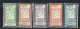 Syrie. 1944. N° 271/275* TB. - Unused Stamps