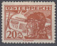 AUSTRIA 1925, PILOT In An AIRPLANE, SEPARATE MINT STAMP MiNo 474 With GLUE And HINGE, But In GOOD QUALITY - Unused Stamps