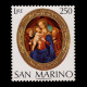 SAN MARINO STAMP.1974.Virgin &Child.250 L.SCOTT 852.MNH - Cristianesimo
