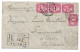 (C04) REGISTRED COVER WITH 5M.  X4 STAMPS - MATANIA => FRANCE 1912 - 1866-1914 Ägypten Khediva