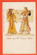 00517 / ⭐ Illustration R.M De GIORGIO ◉ Fresque Habits Roi Et Reine 1900s  ◉ THE COLLECTION Serie B N° 5 Caire Egypte - Other & Unclassified