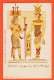 00513 / ⭐ Illustration GIORGIO ◉ THEBES Louxor D'après Un Bas-Relief  1900s ◉ THE COLLECTION Serie D N° 3 Caire Egypte - Luxor