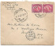 (C04) COVER WITH 5M. X2 STAMPS - ASYUT => USA 1912 - ON BACK COOK'S NILE SERVICE MARK + CAIRO ASYUT/ &VV - 1866-1914 Ägypten Khediva