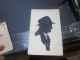 Silhouette Man Old Postcards Zascit NAB - Scherenschnitt - Silhouette