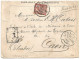 (C04) REGISTRED COVER WITH 2P. STAMP - CAIRE / R. => FRANCE 1894 - 1866-1914 Khedivato De Egipto