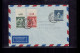 Bund Luftpost + Oberrand - Frankfurt M N. Madrid Spanien 1953 - Other & Unclassified