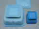 Delcampe - -1 BONBONNIERE OPALINE BLEUE VALLERYSTHAL & 1 PETITE COUPE PORTIEUX BLEUE E - Autres & Non Classés