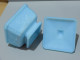 Delcampe - -1 BONBONNIERE OPALINE BLEUE VALLERYSTHAL & 1 PETITE COUPE PORTIEUX BLEUE E - Other & Unclassified