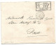 (C04) REGISTRED COVER WITH 5M. X6 STAMPS - ZAGAZIG => FRANCE 1899 - 1866-1914 Khedivate Of Egypt