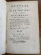 Lettres De M. De Voltaire à M. L'abbé Moussinot Son Trésorier - 1701-1800