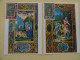 CARTE MAXIMUM CARD 4 CM THE NATIVITY WITH JOHN THE BAPTIST AND FLIGHT INTO EGYPT TURK & CAIQUES - Religious