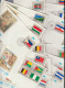 Flag Series FDC From United Nations - 34 Covers. Postal Weight Approx 240 Gramms. Please Read Sales Con - Covers