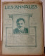 Lot De 41 Revues   LES ANNALES Année  1910  Revues Politiques Et Littéraires  Liste En Description - 1900 - 1949