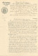 Vitteaux 1909 Acte De L'office Généalogique Bld Magenta à Paris Entre  Jeanne & Charles Dumont - Manuscripten