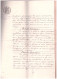 VITTEAUX Cote D'or Contrat De Mariage En 1891 Entre Sirot Et Rousseau 8 Pages - Manuscritos