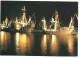 NAVES DEL DESCUBRIMIENTO TRAVESIA 1990.- VISTA NOCTURNA DEL MUELLE.-SOC.ESTATAL QUINTO CENTENARIO- SEVILLA - (ANDALUCIA) - Sevilla