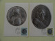 CARTE MAXIMUM CARD 4 CM MEDAILLES DE BERTELS, CHARLES QUINT, PHILIPPE II Et MAURICE LUXEMBOURG - Escultura