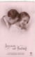 COUPLES. CPA FANTAISIE . LOT DE 3 CARTES SIMILAIRES . " LANGAGE DES BAISERS ". TEXTES  ANNÉES 1938 ET 1939 - Couples