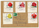 Germany, East 1972 Cover; Premnitz To Vienenburg; International Rose Exhibition Stamps - Storia Postale